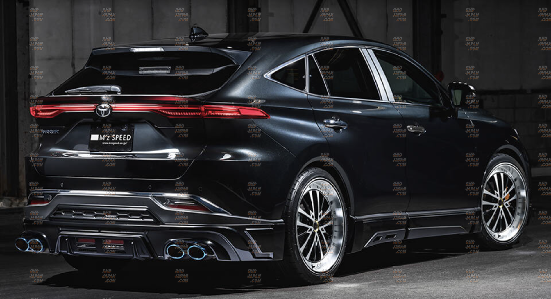 M'z Speed LUV Line Exclusive Zeus Rear Gate Spoiler ABS Precious